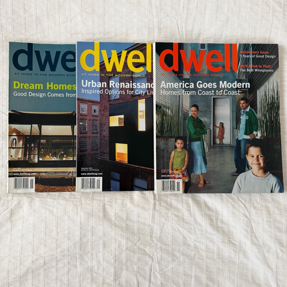 Dwell Magazine 2005, Set of 3